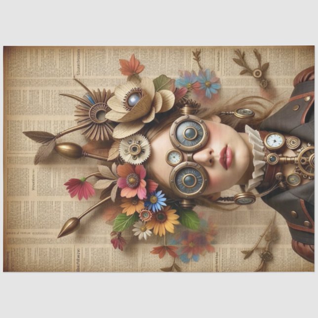 Papel De Seda TRACY - Decoupage Papier für Möbel uvm (Frente )