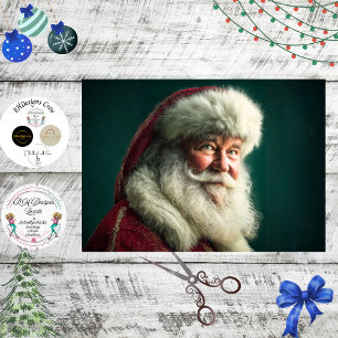 Papel De Seda Tradição Mágica de Decoupage Papai Noel 