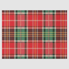 Papel De Seda Traditional Christmas Plaid