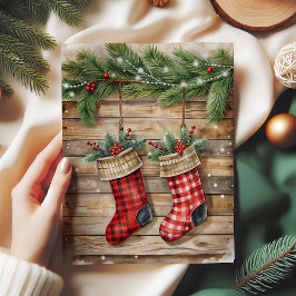 Papel De Seda Traditional Christmas tissue paper watercolor