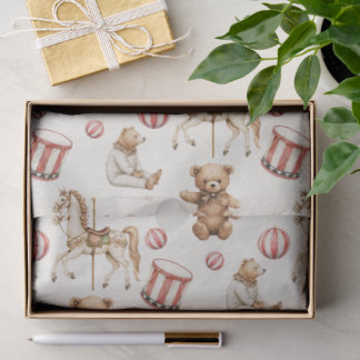 Papel De Seda Traditional Toys Festive