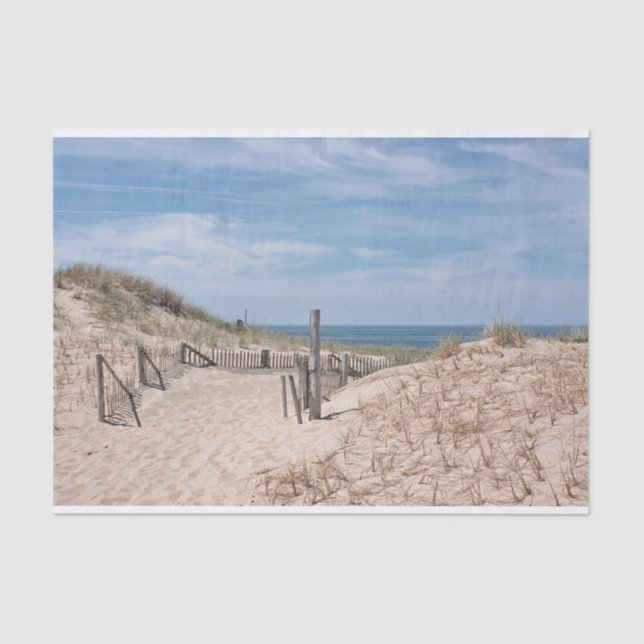 Papel De Seda Trajeto na areia à praia (Frente )