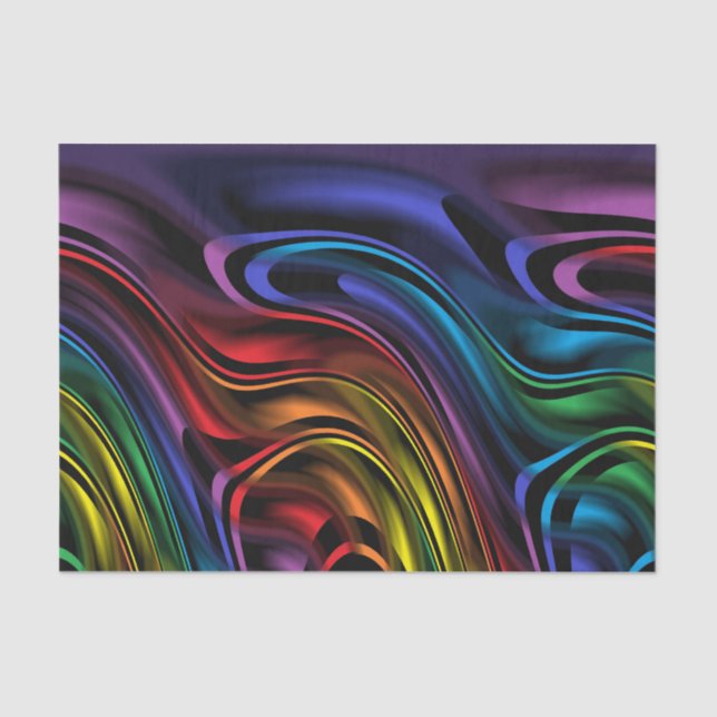 Papel De Seda Transparência no movimento (Frente )