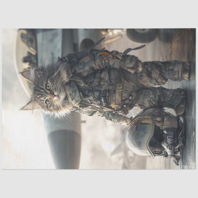 Papel De Seda Transportadora de Aeronaves Piloto para Categoria  (Frente )