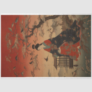 Papel De Seda Trapos tradicionais para mulheres japonesas