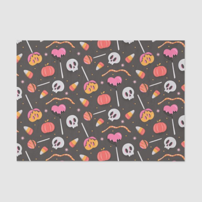 Papel De Seda Tratamentos de Halloween (Frente )