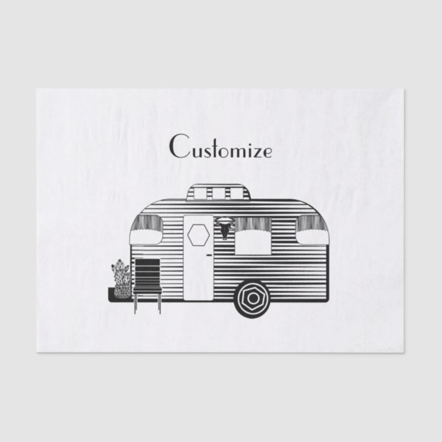 Papel De Seda Traveler Camper Caravan Thunder_Cove (Frente )