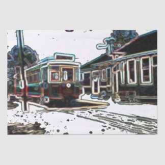 Papel De Seda TRC Neon Streetcar em stard Paper