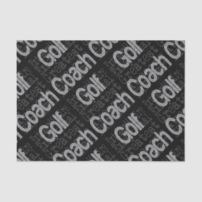 Papel De Seda Treinador de Golf Extraordinaire (Frente )