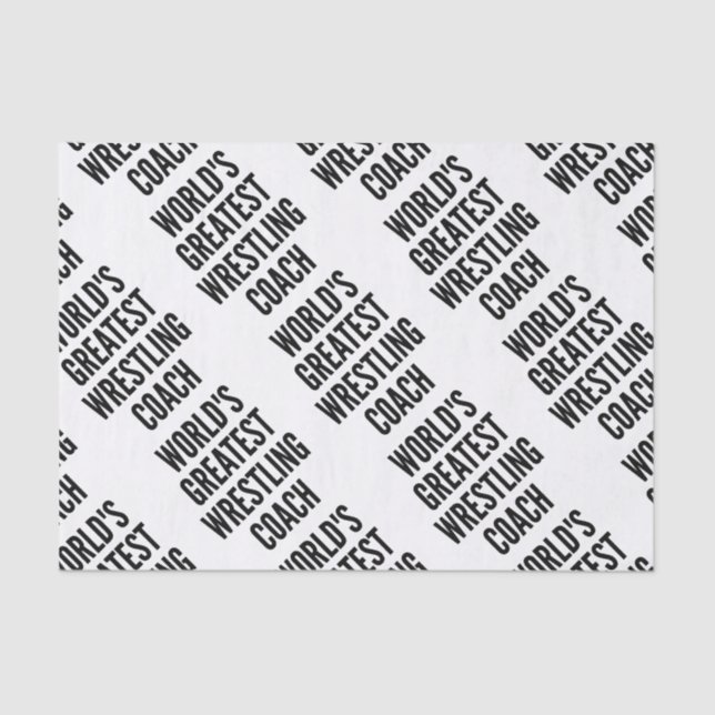 Papel De Seda Treinador de Luta do Mundo (Frente )