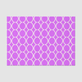 Papel De Seda Treliça Ogee Geométrica Rosa Quente