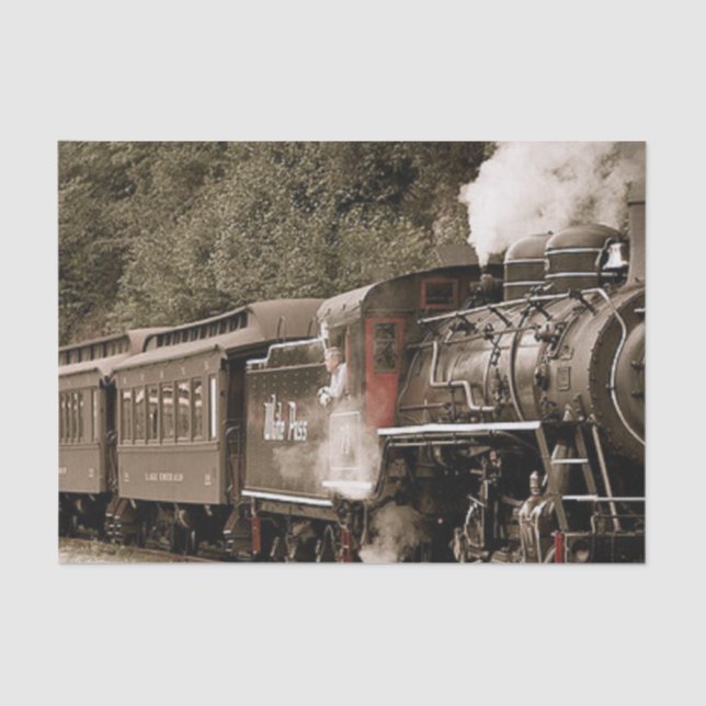 Papel De Seda Trem (Frente )