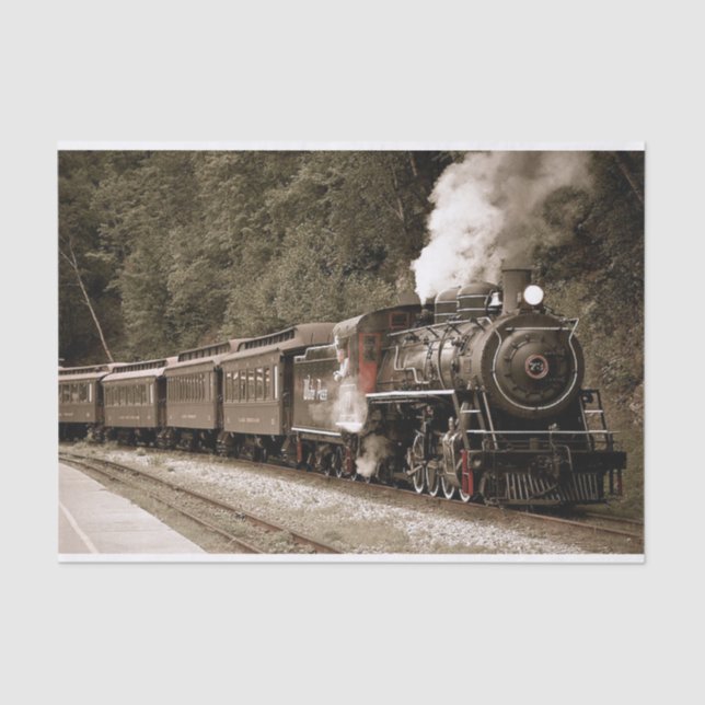 Papel De Seda Trem (Frente )