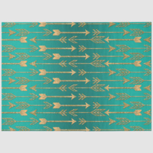 Papel De Seda Trendy foz-dourado-brilho flecha tribal