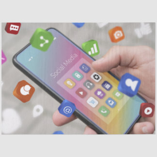 Papel De Seda Trendy Social Media Design