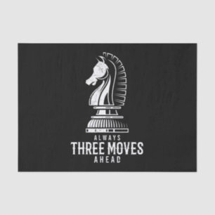 Papel De Seda Três Movimentos À Frente Eu Chess Matt Game Chess