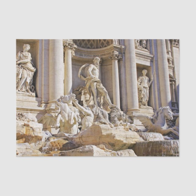 Papel De Seda Trevi fountain (Frente )
