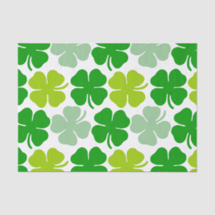Papel De Seda Trevo afortunado do dia de St Patrick