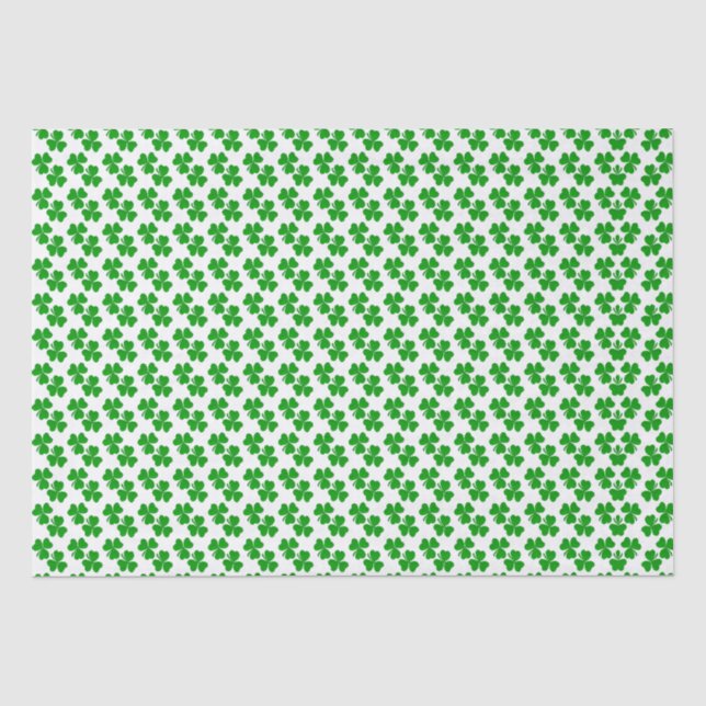 Papel De Seda Trevo da Sorte (Frente )