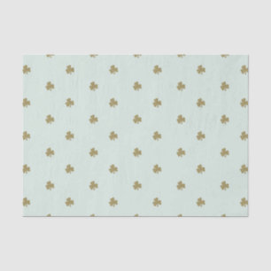 Papel De Seda Trevo de Quatro Folhas, Sortudo no Amor, Brilho Do