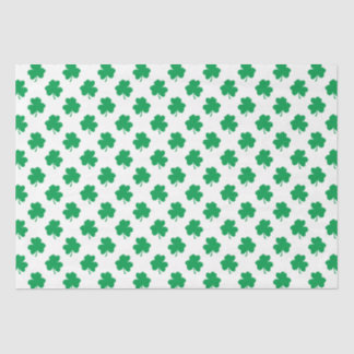 Papel De Seda Trevos de São Patrício Verdes no Dia de São Patríc