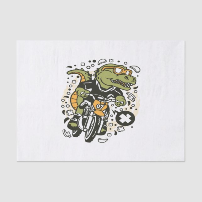 Papel De Seda Trex Motocross Rider (Frente )