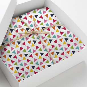 Papel De Seda Triângulos de Confetes de Arco-Íris