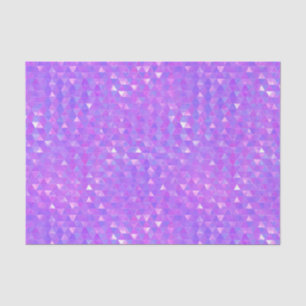 Papel De Seda Triângulos Geométricos Tendência Roxa Rosa Festa
