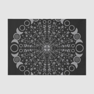 Papel De Seda Triple Moon Mandala