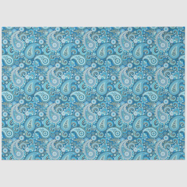 Papel De Seda Trippy Hippy Retro Paisley (Frente )