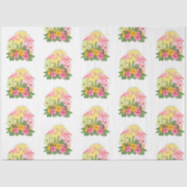 Papel De Seda Tropical Flamingo Series Design 12