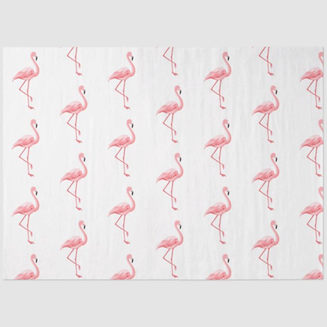 Papel De Seda Tropical Flamingo Series Design 14 (Frente )