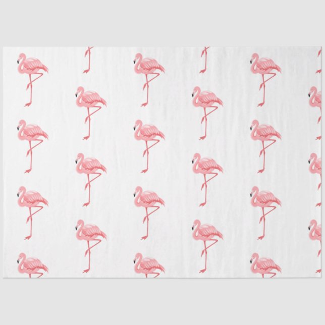 Papel De Seda Tropical Flamingo Series Design 16 (Frente )
