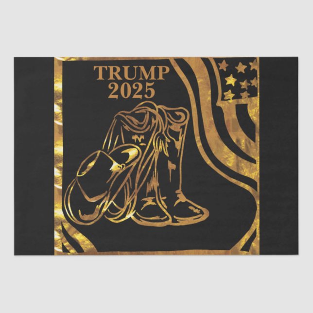 PAPEL DE SEDA TRUMP 2025 (Frente )