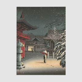 Papel De Seda Tsuchiya Koitsu - Neve no Santuário Nezu