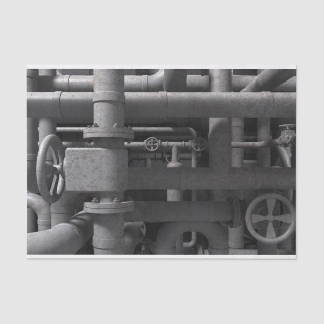 Papel De Seda Tubulações e válvulas (Frente )