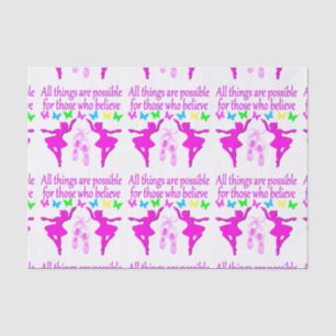 PAPEL DE SEDA TUDO É POSSÍVEL DANCER SONHO