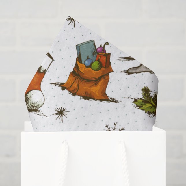 Papel De Seda Tudo Sobre o Natal (Sacola de presentes)