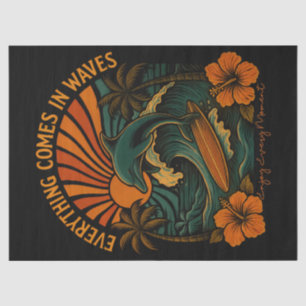 Papel De Seda Tudo vem no Retro de Ondas