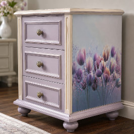Papel De Seda Tulipa em Lavanda Nebulosa Decoupage