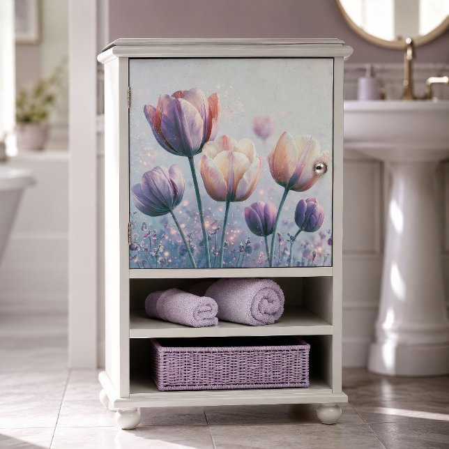 Papel De Seda Tulipa Lavanda Floresce Decoupage (Criador carregado)
