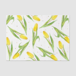 Papel De Seda Tulipas (Design 33 Série Amarelo/Laranja)
