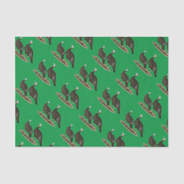 Papel De Seda Turkeys East Wild Pair (Frente )