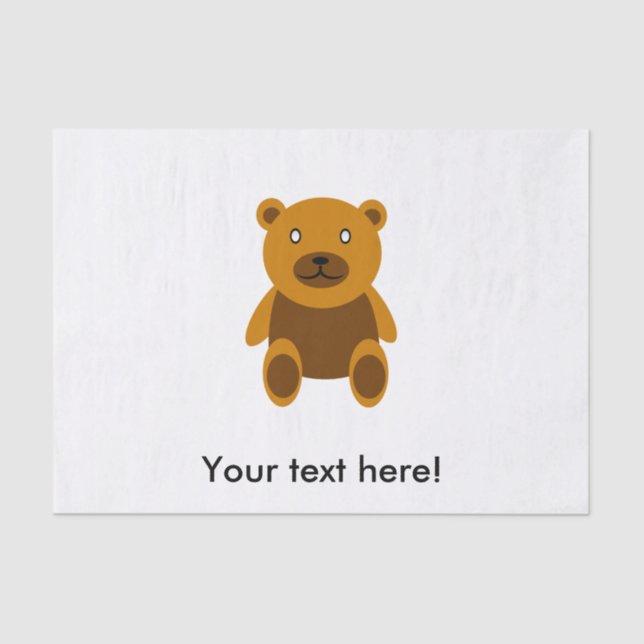 Papel De Seda Turma-do-urso-pardo (Frente )
