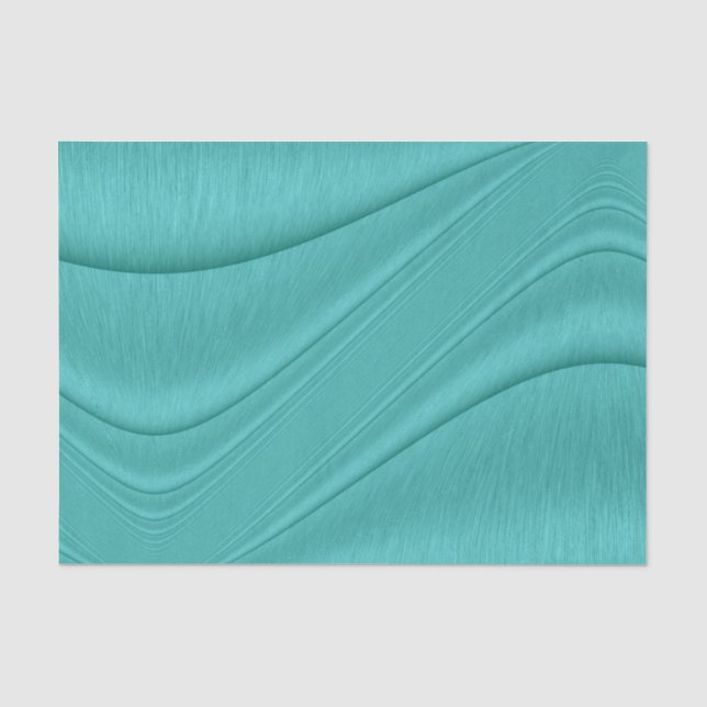 Papel De Seda Turquesa Contour (Frente )