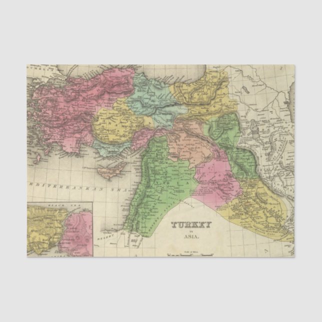 Papel De Seda Turquia em Ásia 2 (Frente )