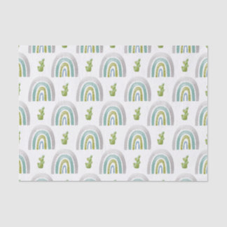 PAPEL DE SEDA TURQUOISE GREENN CINZAS CHUVAS