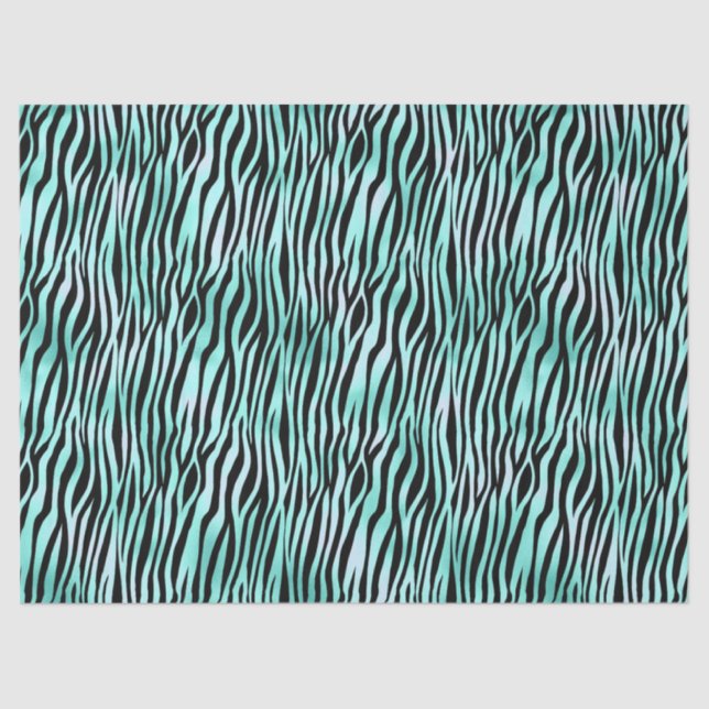 Papel De Seda Turquoise Safari Series Design 15 (Frente )