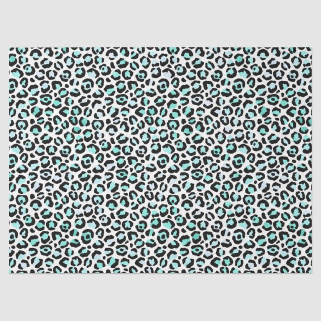 Papel De Seda Turquoise Safari Series Design 17 (Frente )
