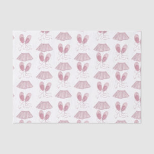Papel De Seda Tutus Rosa Sapatilhas de Ballet Dança Branca